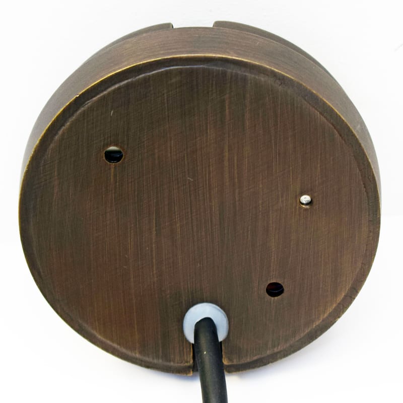 Slatlite 12V Louvered Step Light - Brass (Rustic Bronze Finish) - VERSA Plug & Play - Image 4