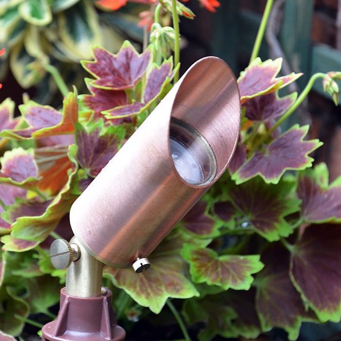 Astros - Natural Copper Spotlight with Ground Spike (12v Plug & Play) - Image 6