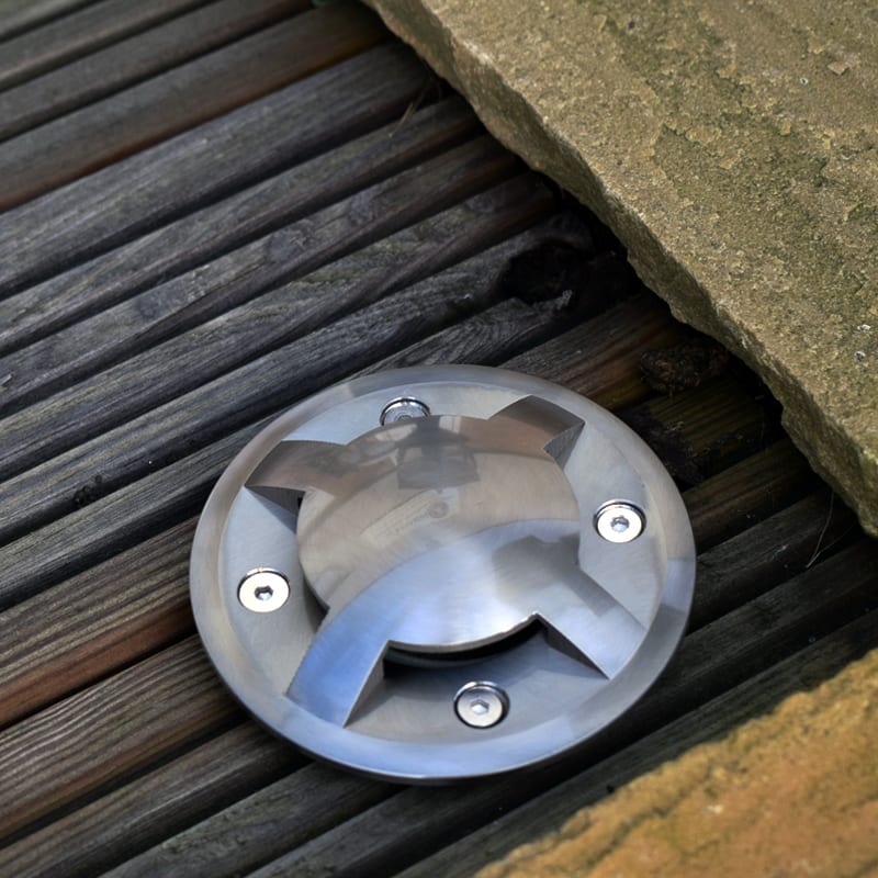 Quadmax 12v Plug and Play - Large 4 Way In Ground / Step Light - Stainless Steel (304) - Image 7